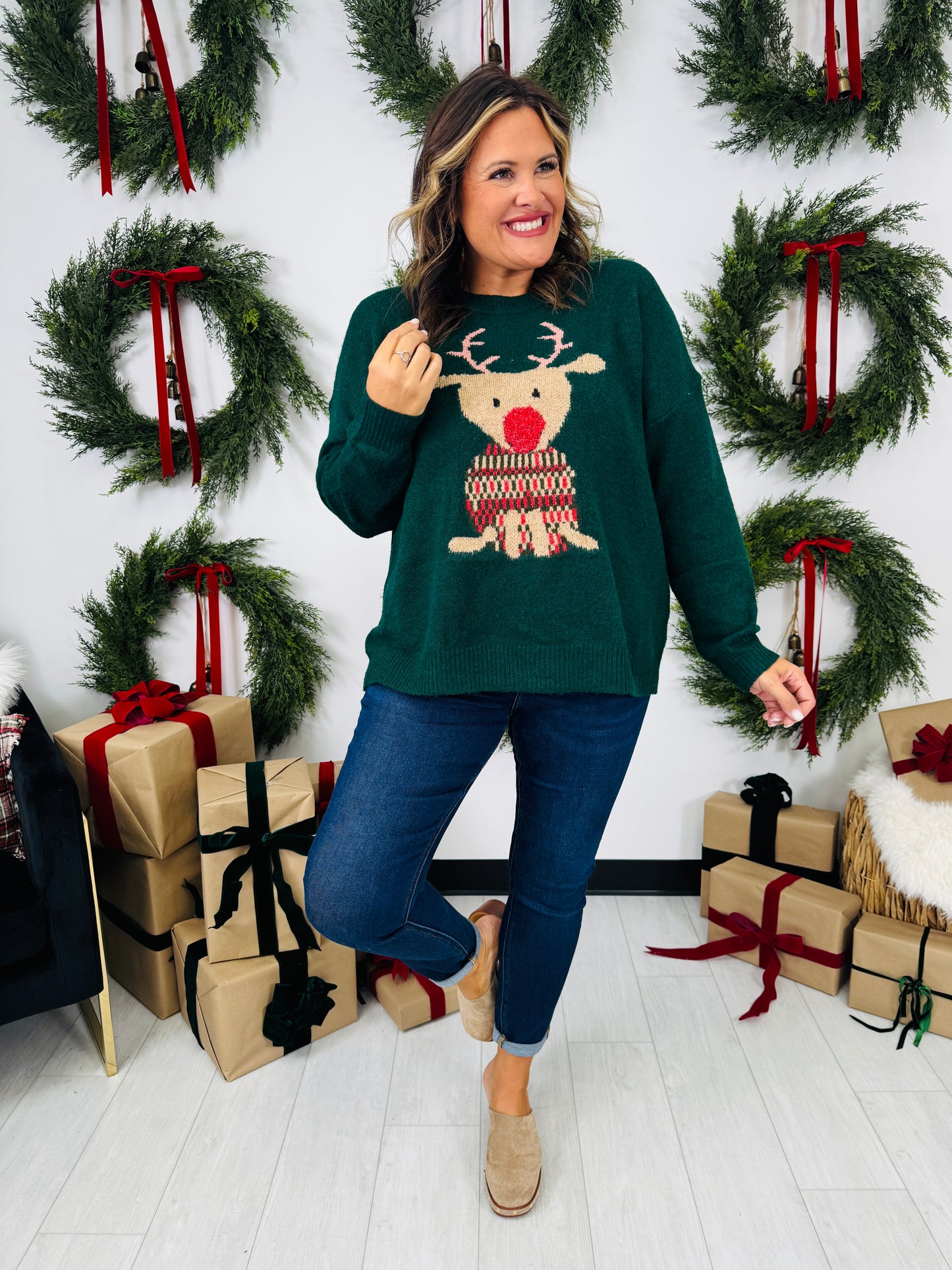 Reindeer Cheer Sweater