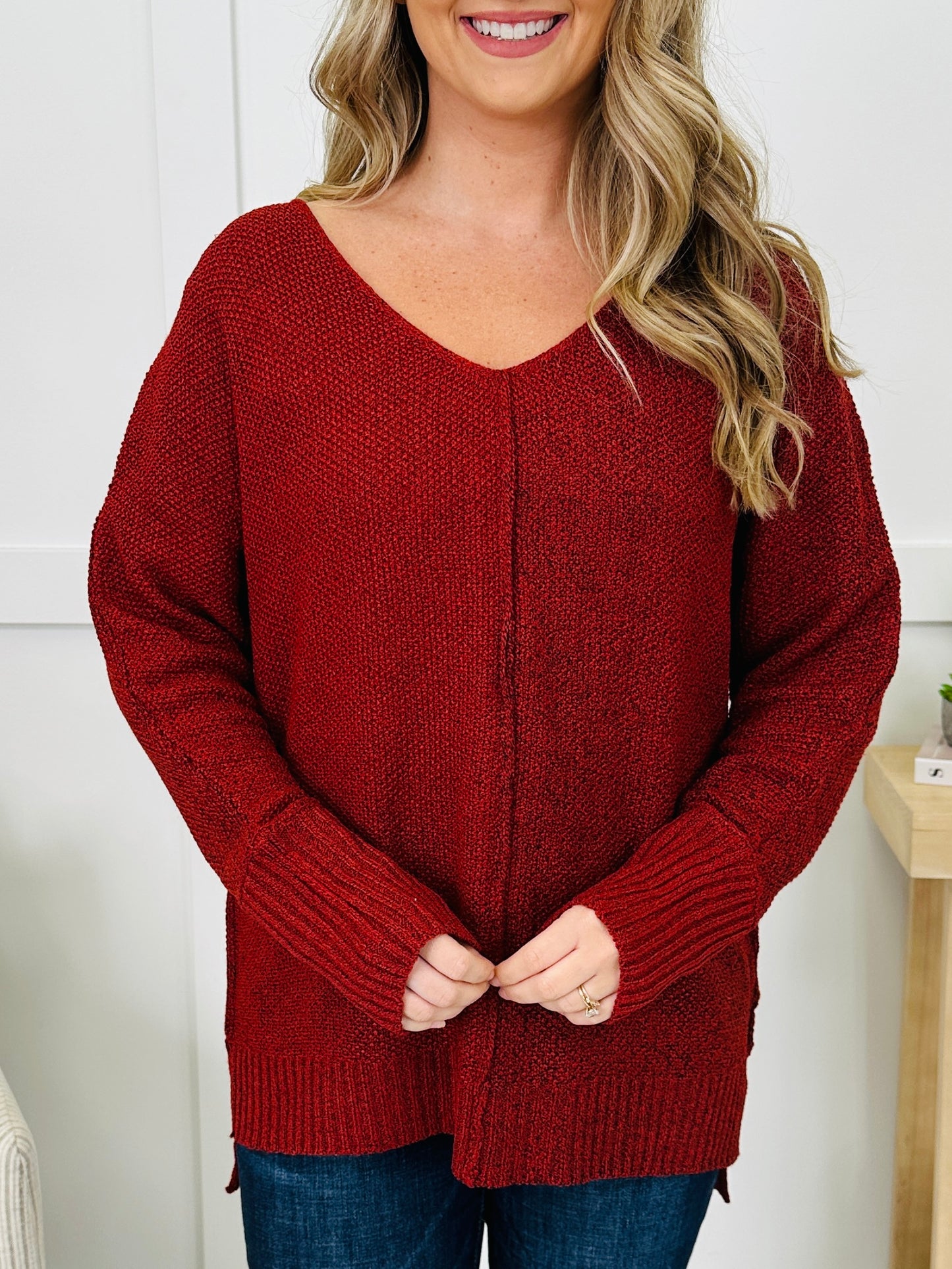 DOORBUSTER! Hug In Every Stitch Sweater- Multiple Colors!