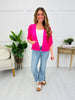 Shore Thing Cardigan in Hot Pink