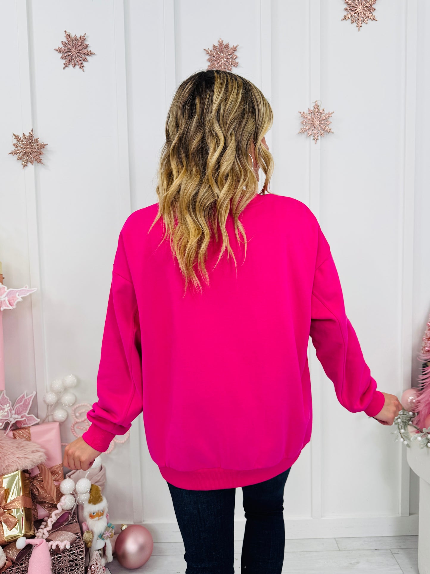 Holly, Jolly, and Sparkle Pullover