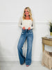 Fall Into Trend Wide Leg Tummy Control Trouser Jeans