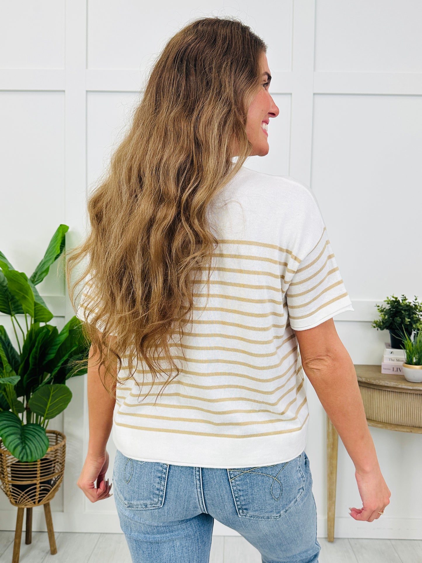 Harbor Days Top In Taupe
