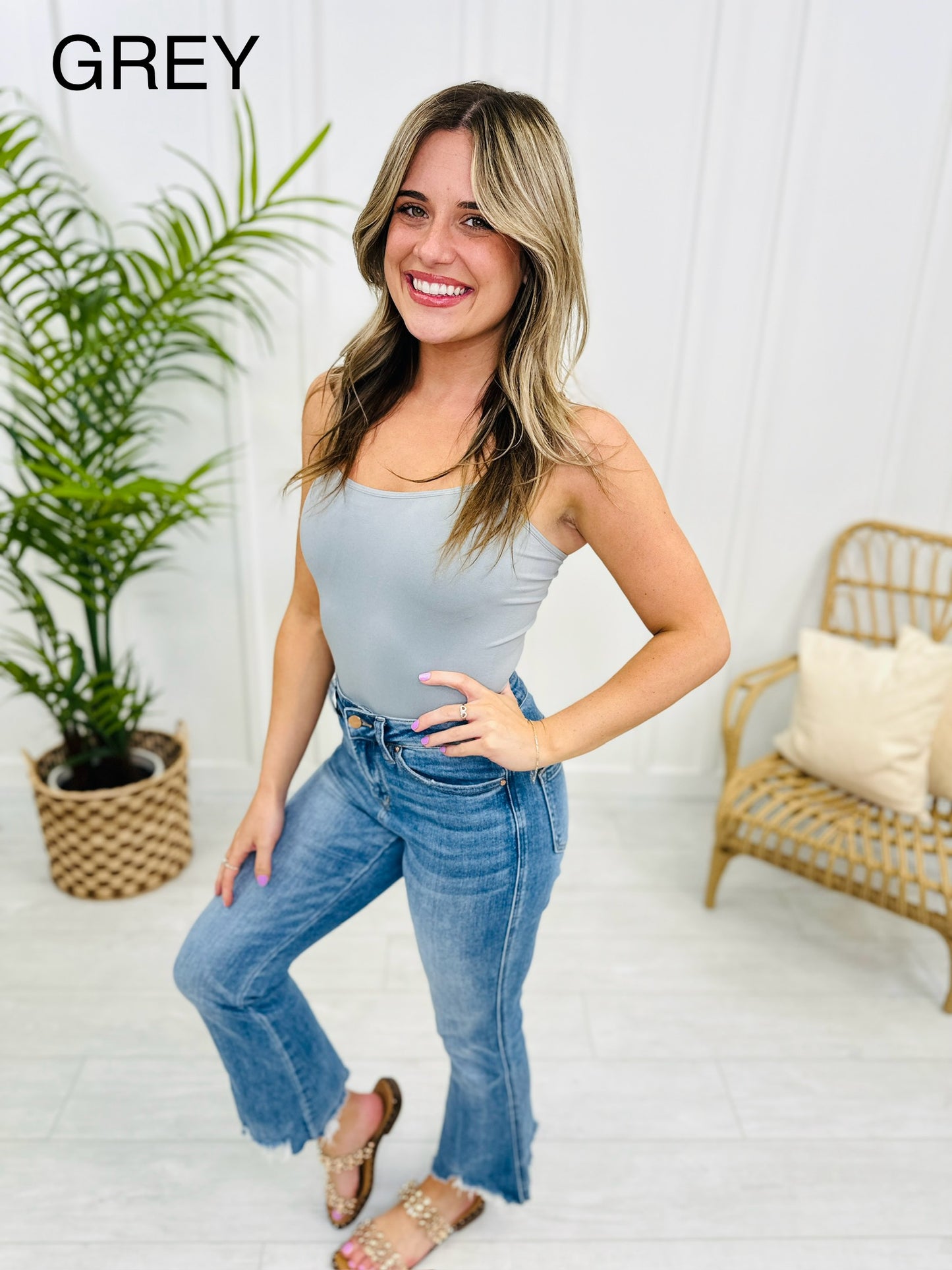 Shapewear Tank With Spaghetti Straps - Multiple Colors!