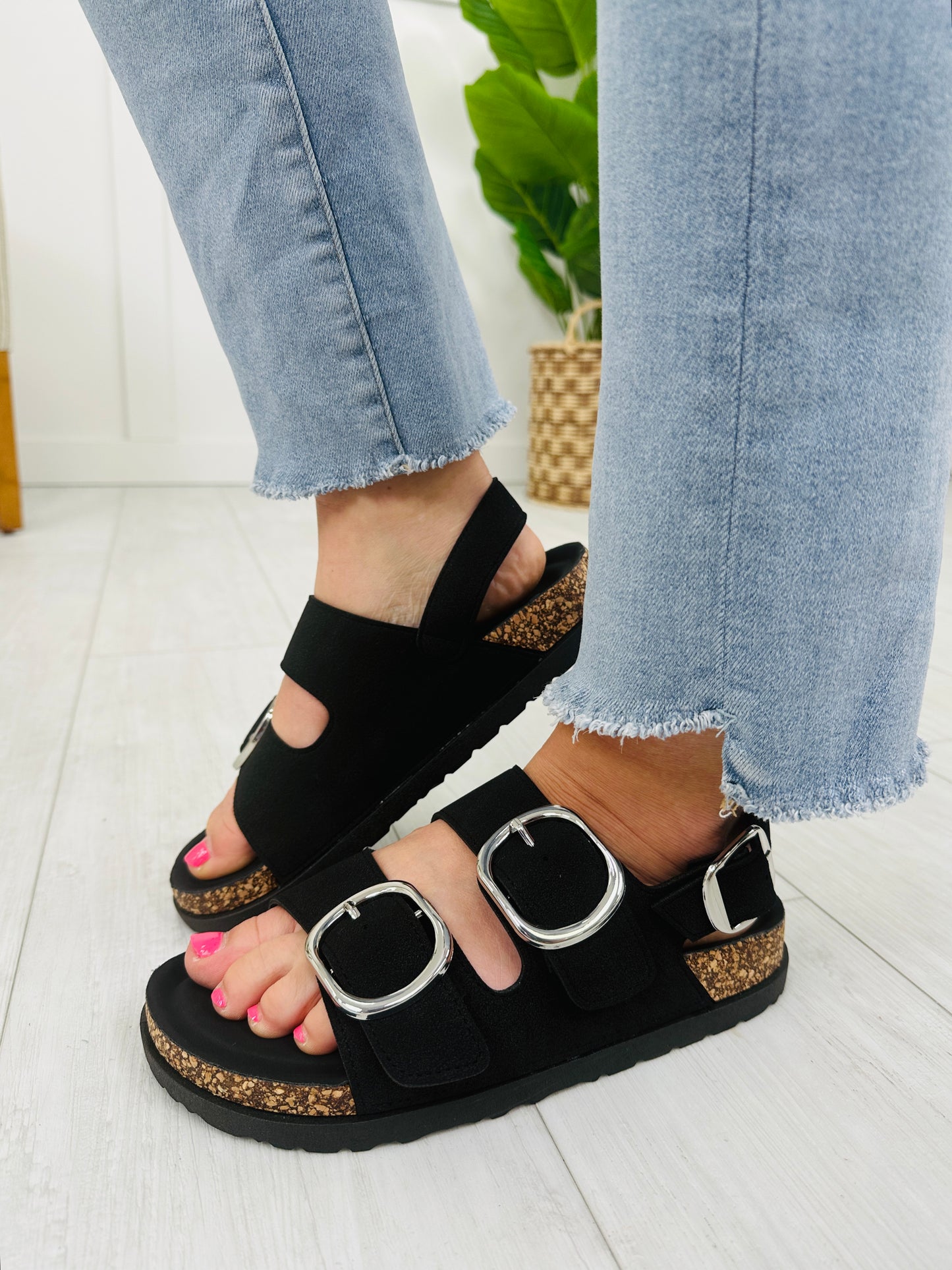 Strapped For Style Sandals in Black