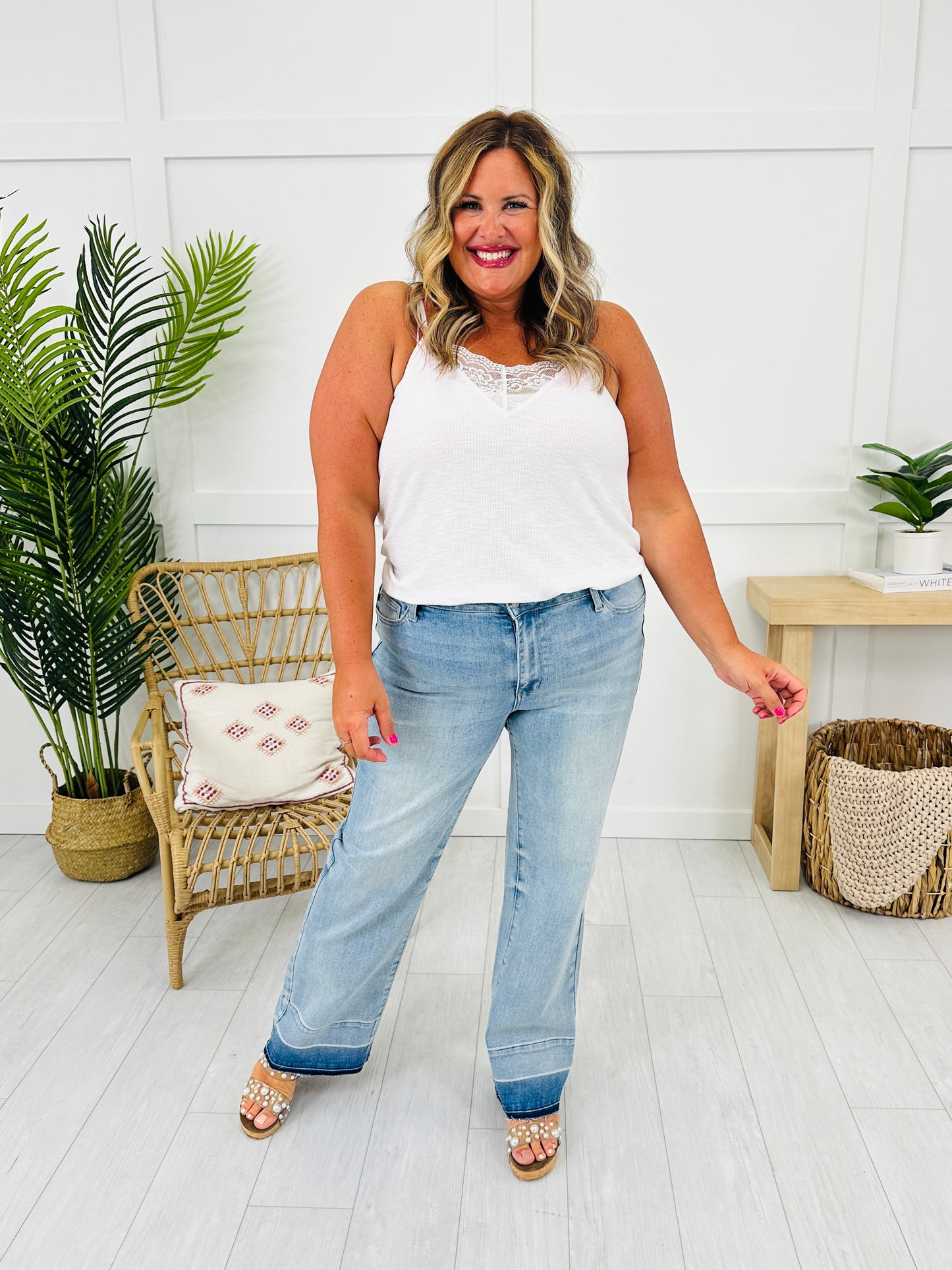 Judy Blue Release Your Inhibitions Wide Leg Jeans