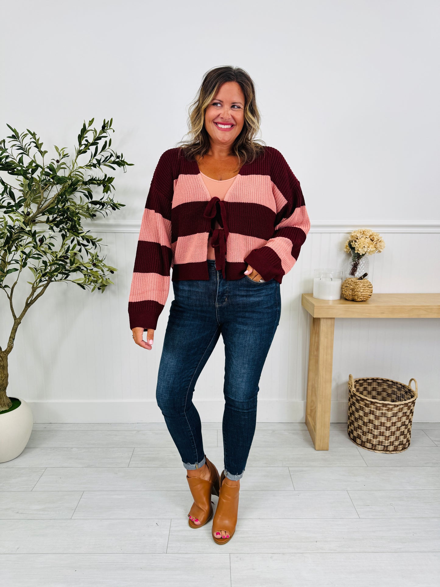 Burgundy Bliss Cardigan