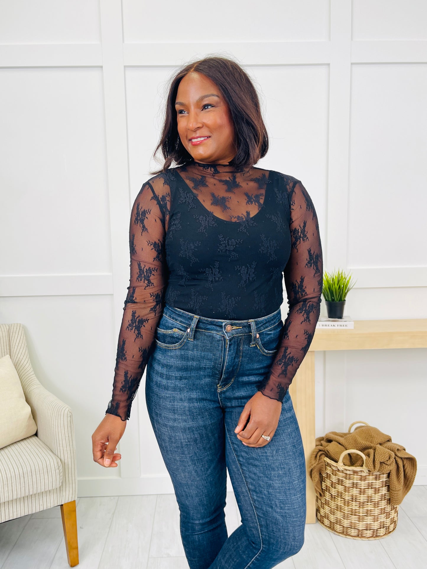Lace And Daring Top- Multiple Colors!