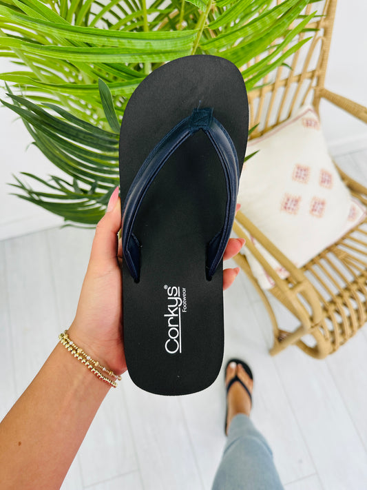 Sunbeam Strolls Flip Flops in Navy