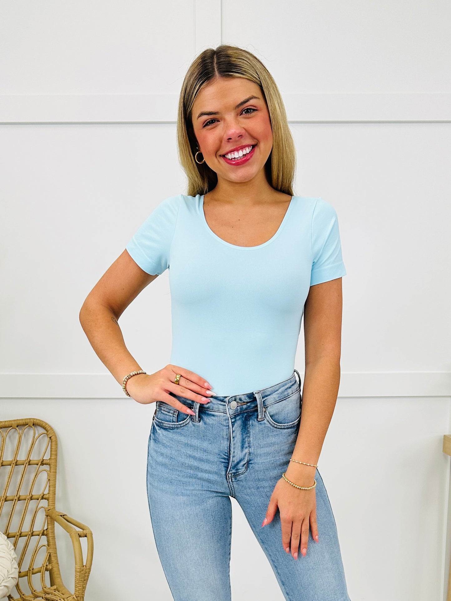 Seamless Reversible V Neck Shapewear Top- Multiple Colors!