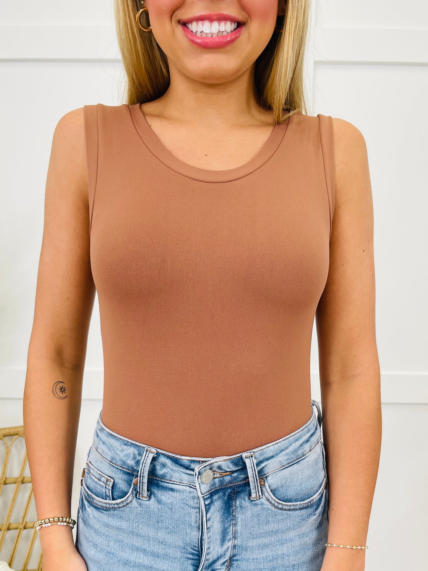 Reversible High Neckline Shapewear Tank Top- Multiple Colors!