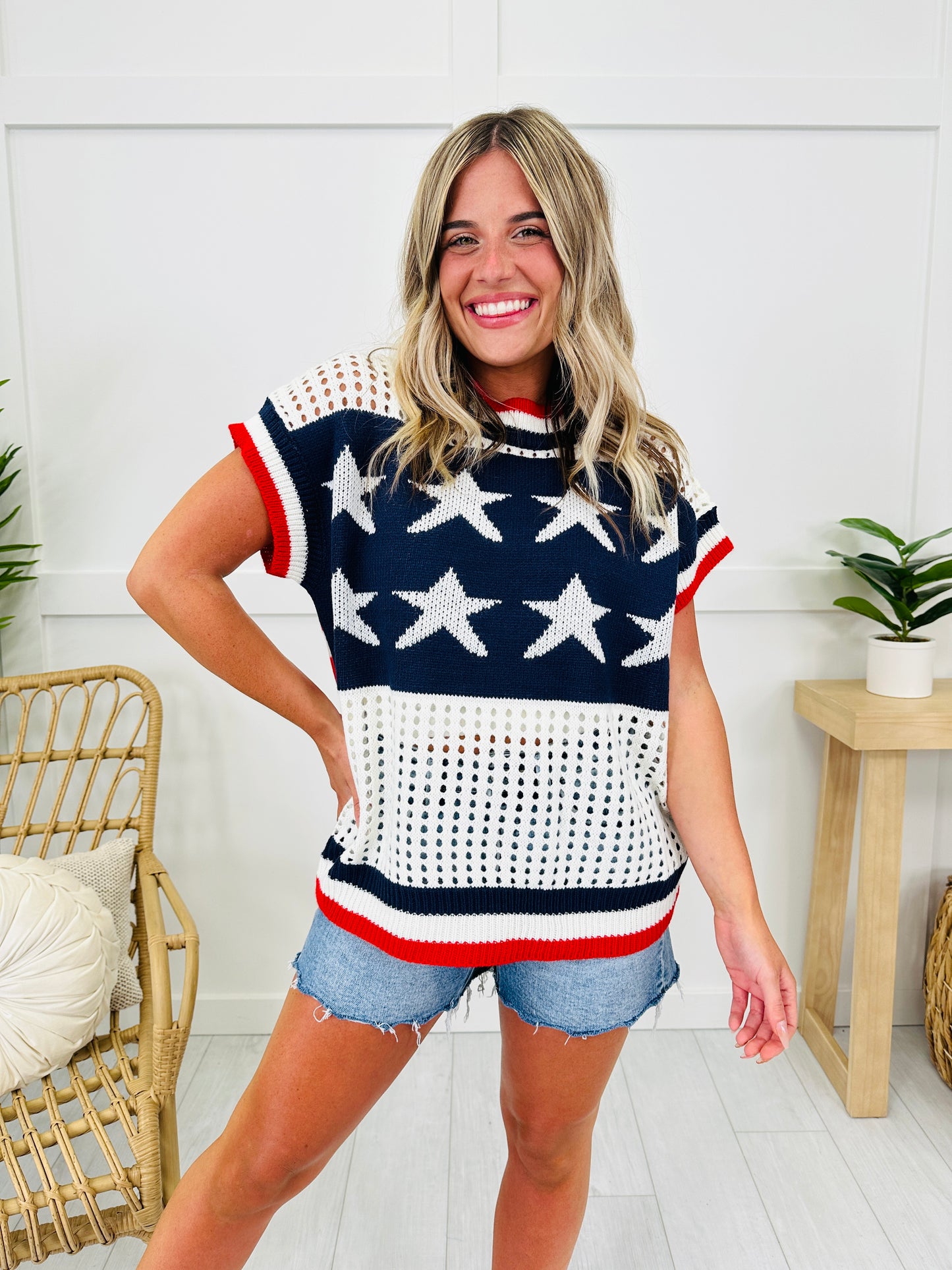 Star Spangled Babe Top