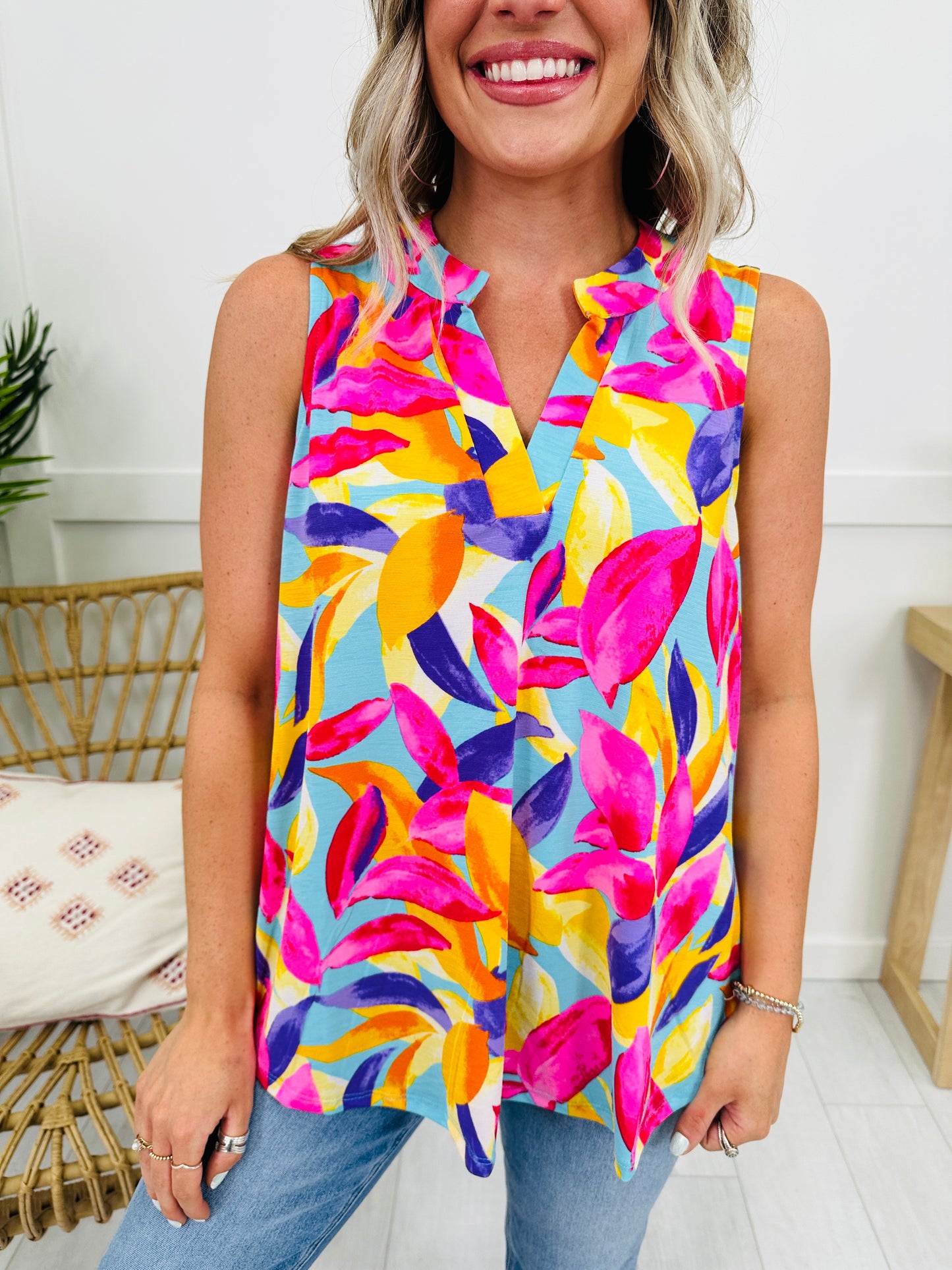 Sunny Days Tank Top in Grace Bay