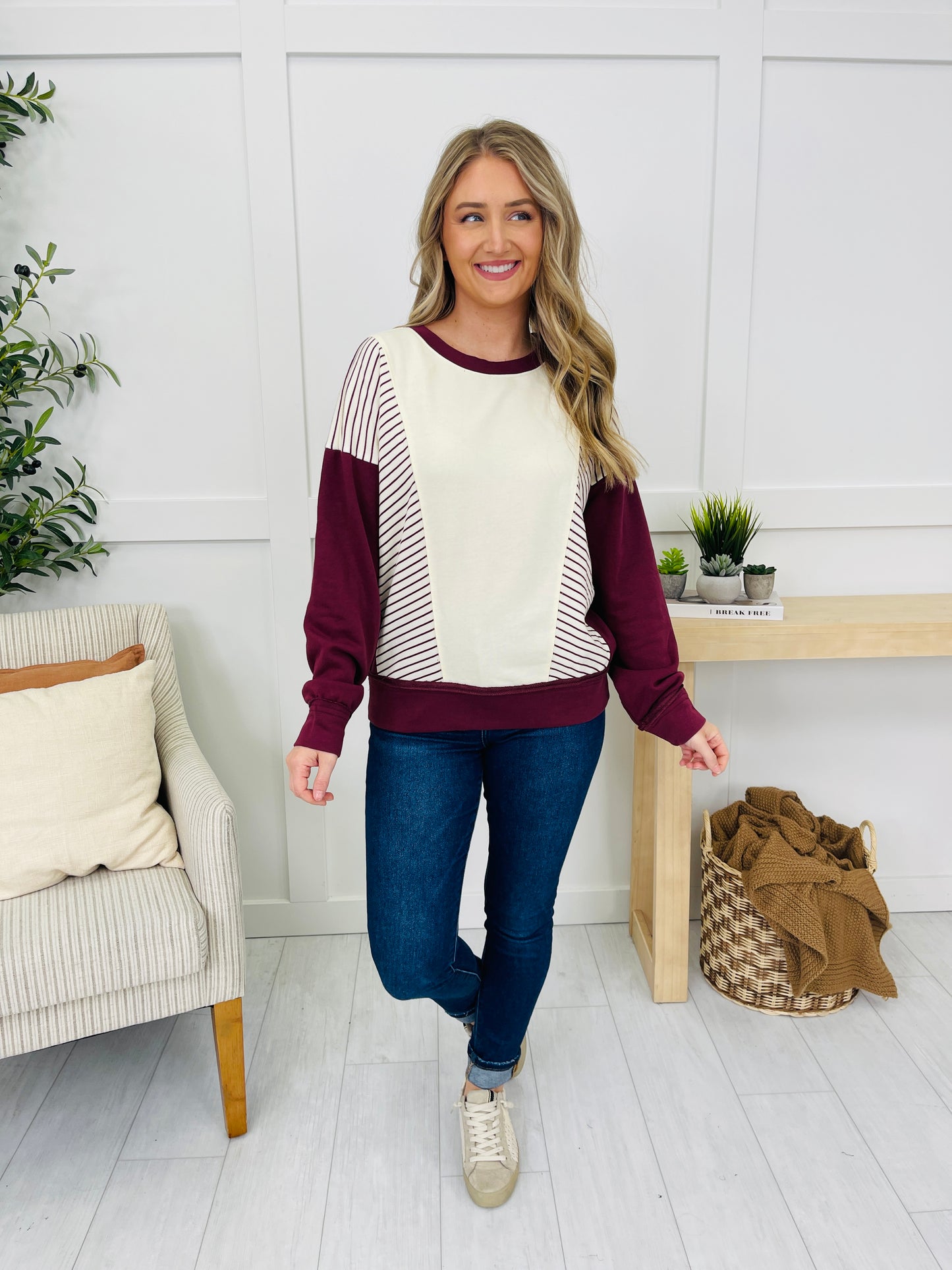 Cross My Heartline Top