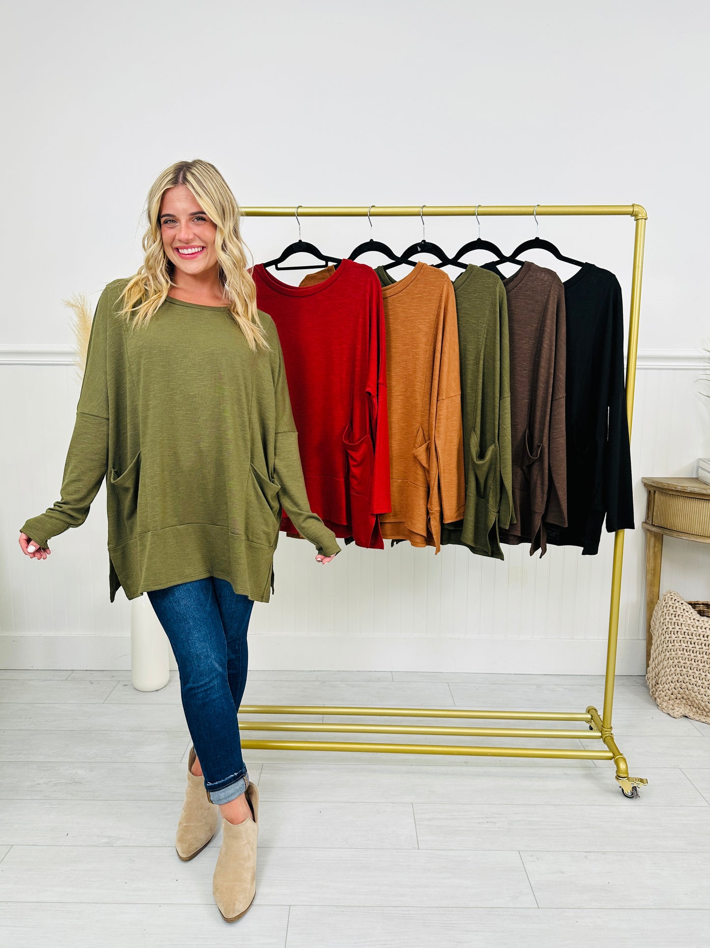 The First of Fall Top- Multiple Colors!