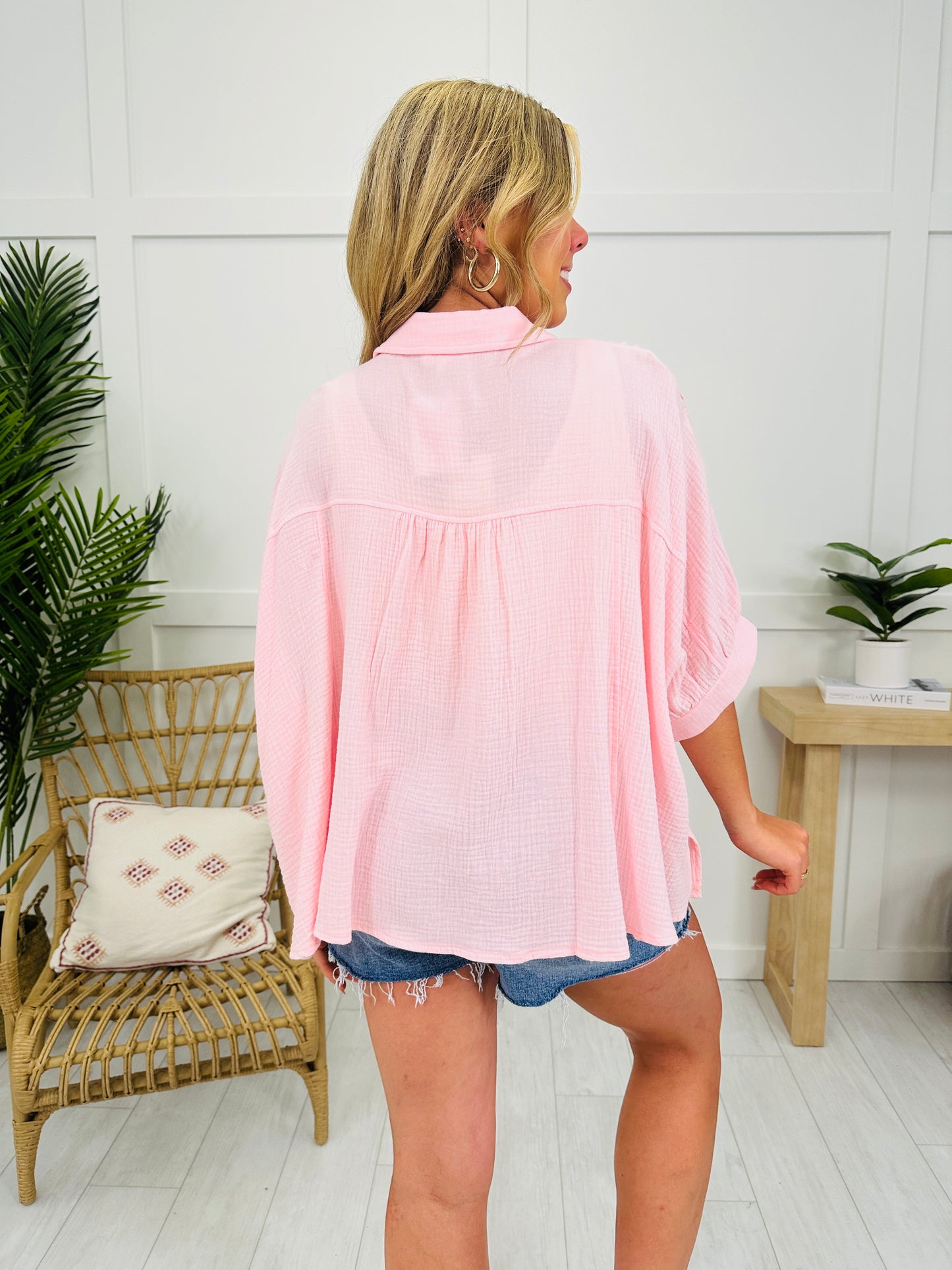 Sunset Stitches Top