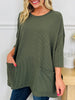 Easy On Repeat Top In Multiple Colors