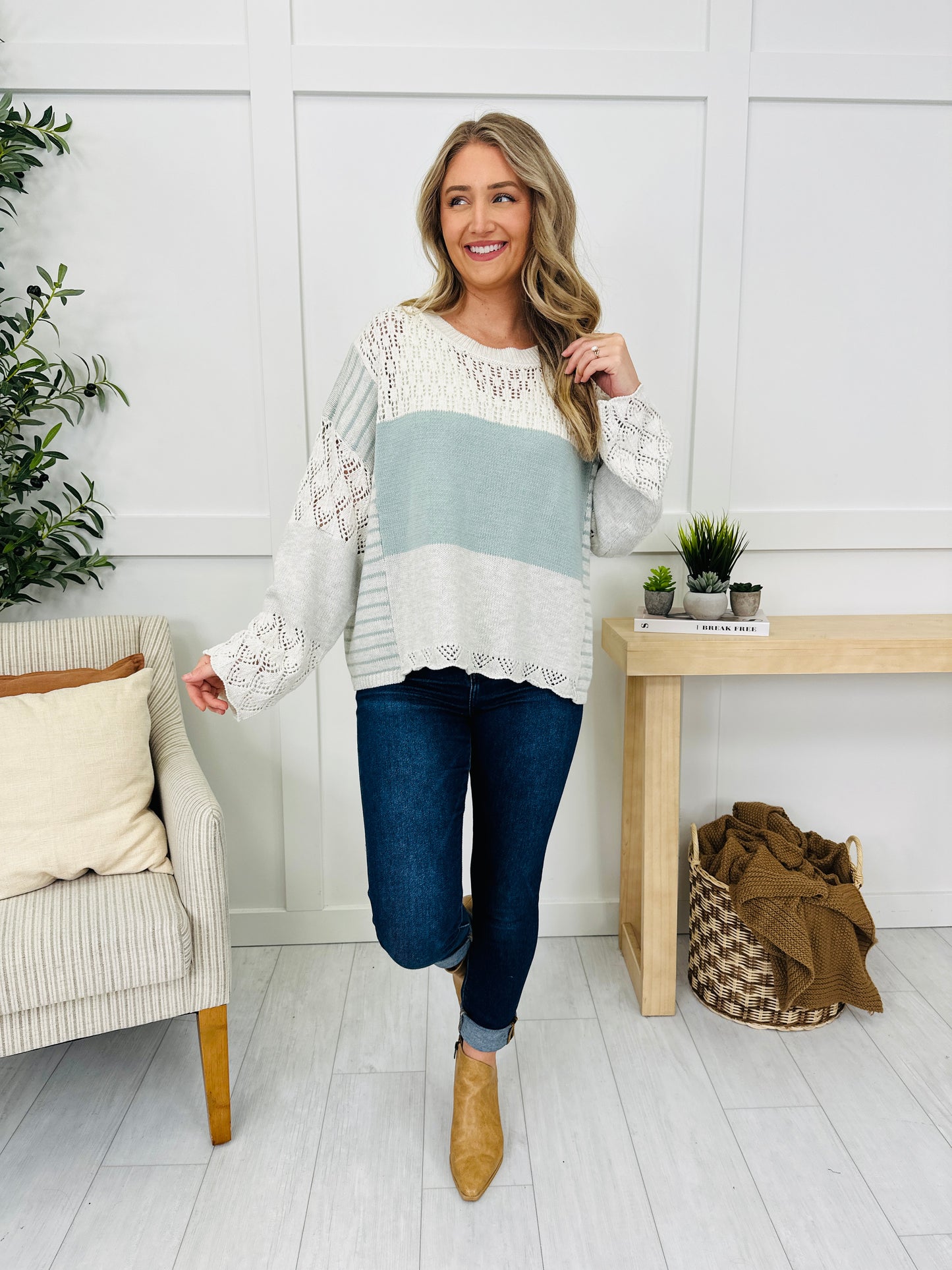 Pale Promise Sweater