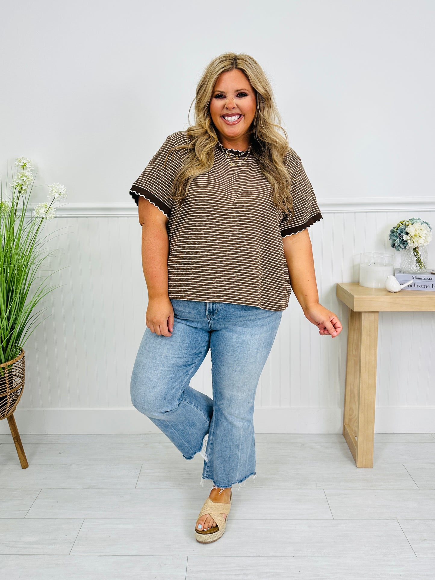 Scalloped & Sweet Top In Multiple Colors