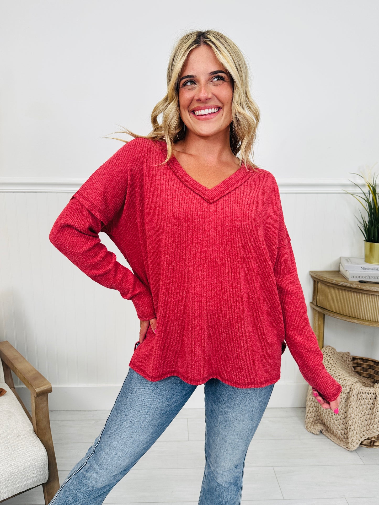 Stay Cozy Top- Multiple Colors!