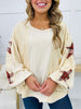 Whispering Hues Top In Cream Multi