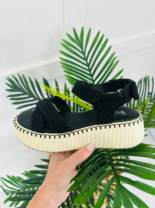 The Woven Way Wedges In Black