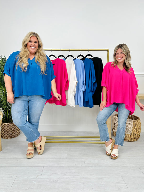 Sunny Disposition Top-- Multiple Colors!