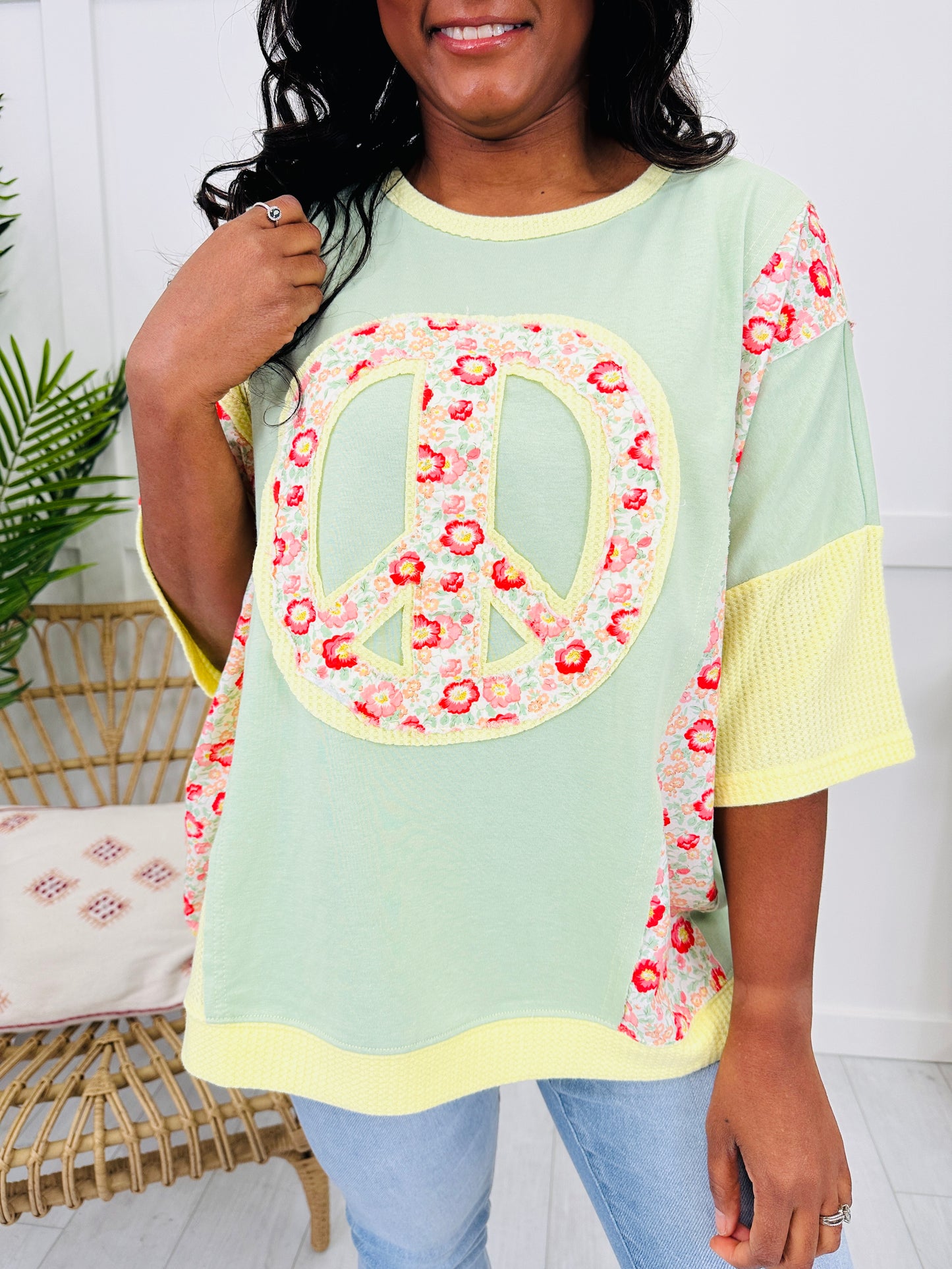 Blooming Harmony Top in Sage