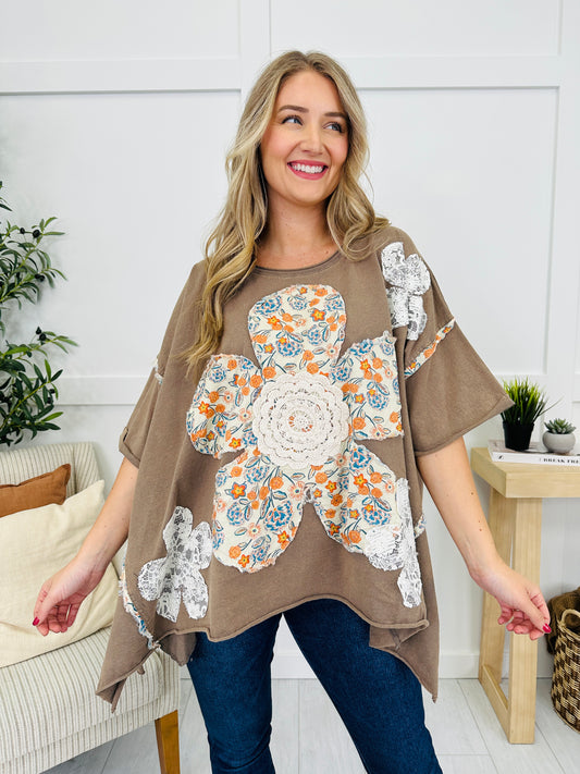 Flowers On My Sleeve Top