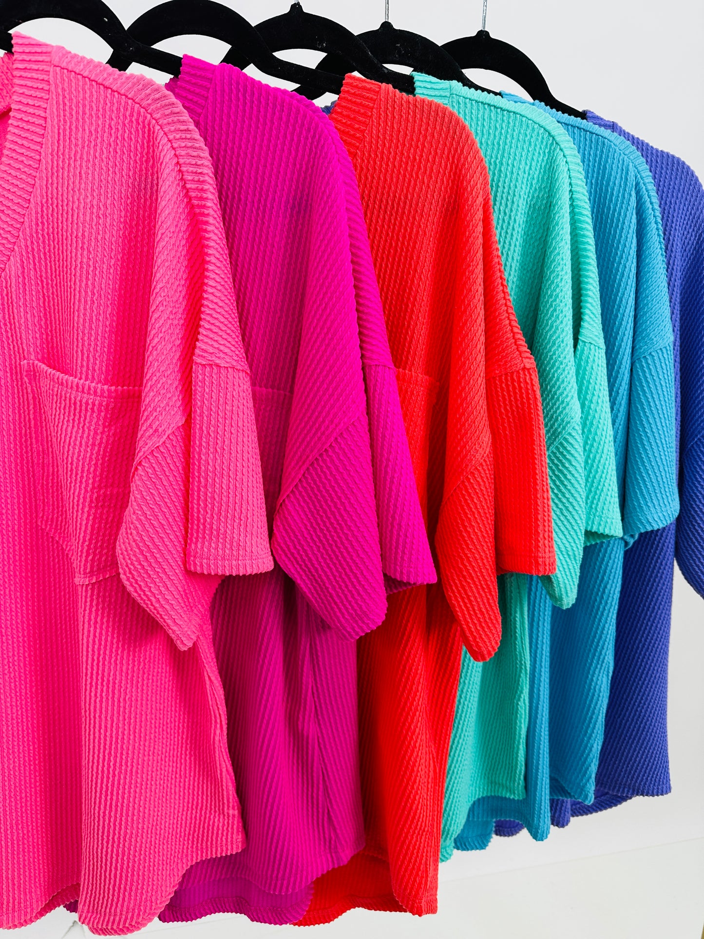Confidence On Repeat Top- Multiple Colors!