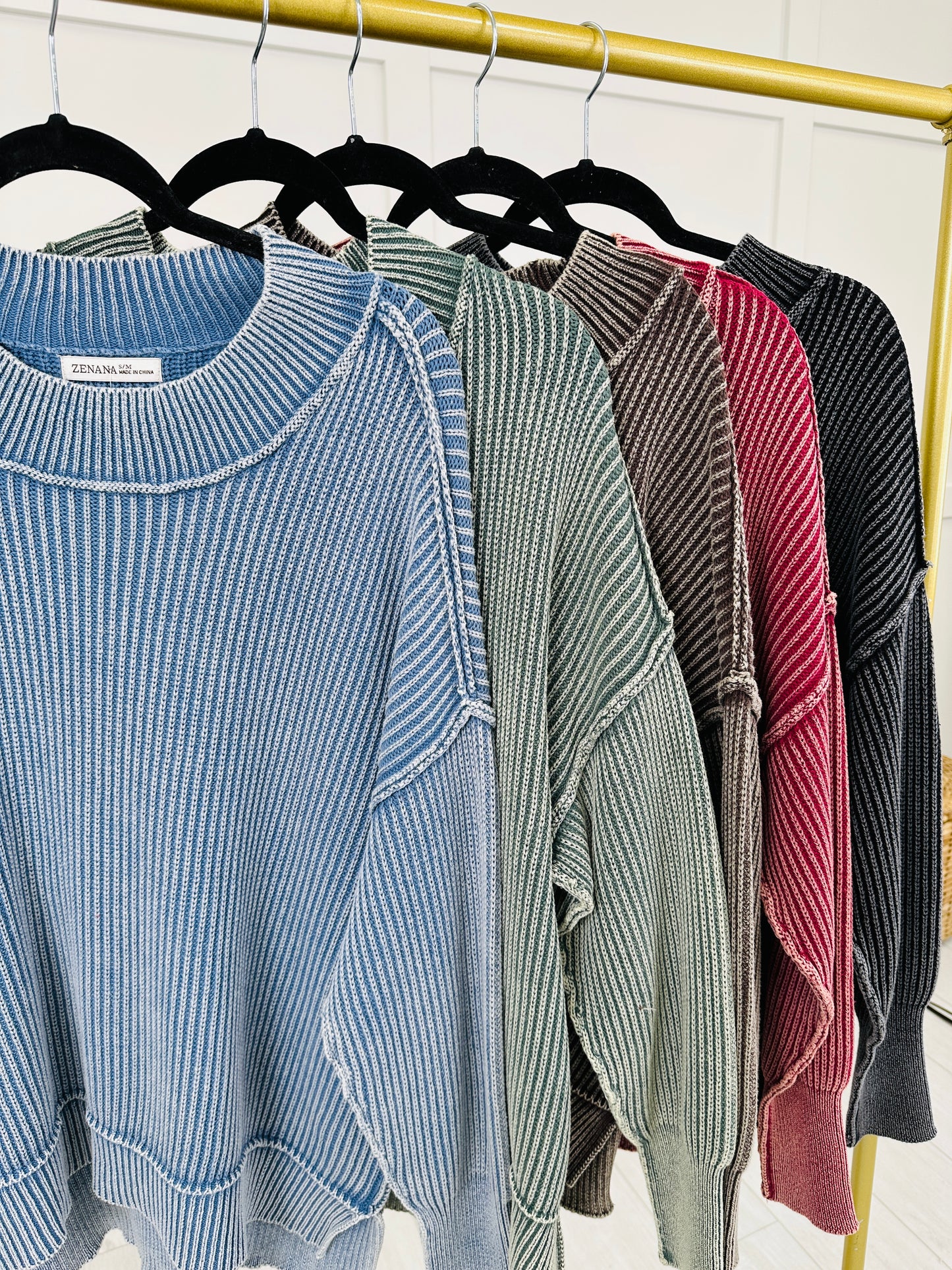 First Chill Feeling Sweater- Multiple Colors!