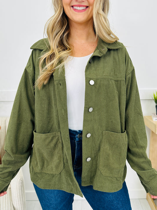 Easy As Sunday Shacket- Multiple Colors!