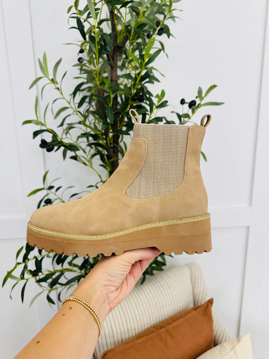 Uptown Ground Booties in Sand