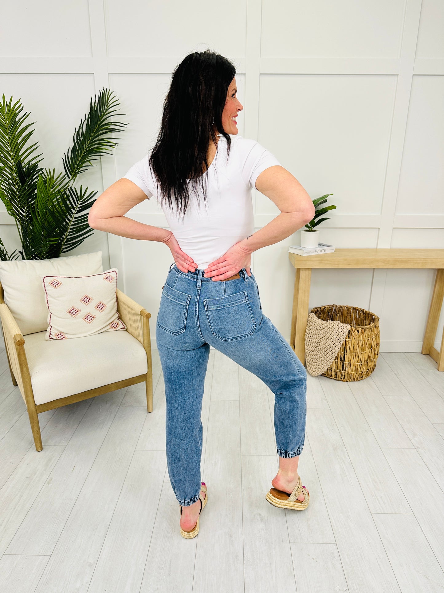 Judy Blue Chasing Comfort Denim Joggers