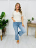 Neutral Wave Knit Top