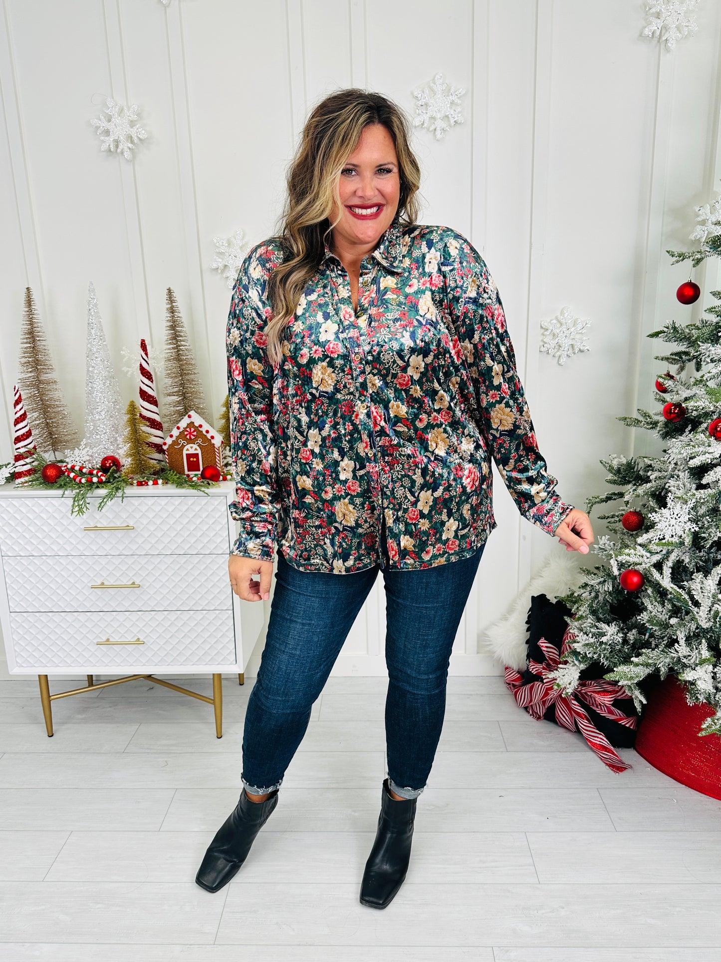 Garden Of Echos Top In Green