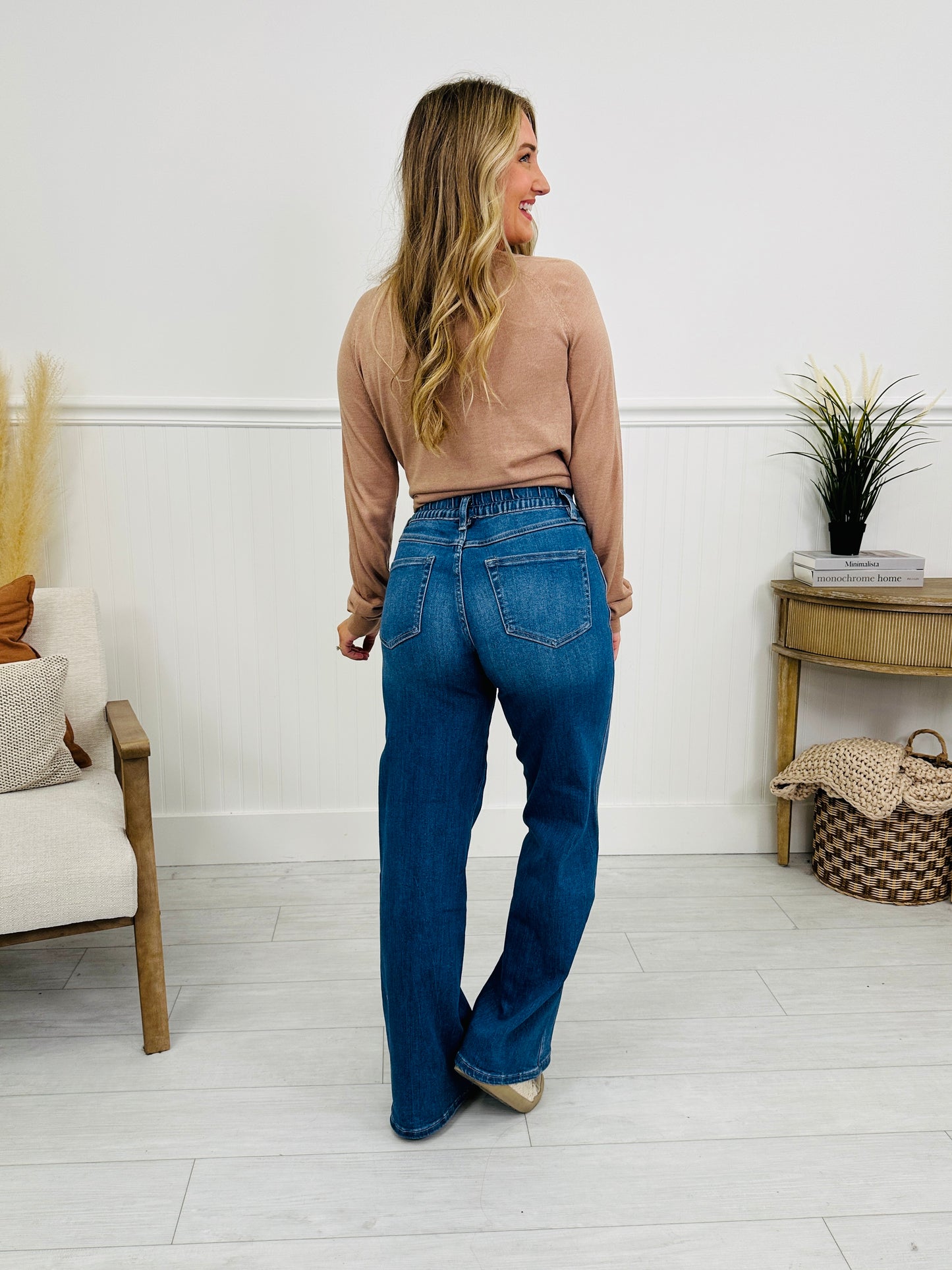 MOCO Exclusive Pull it Together Tummy Control Wide Leg Jogger Pants