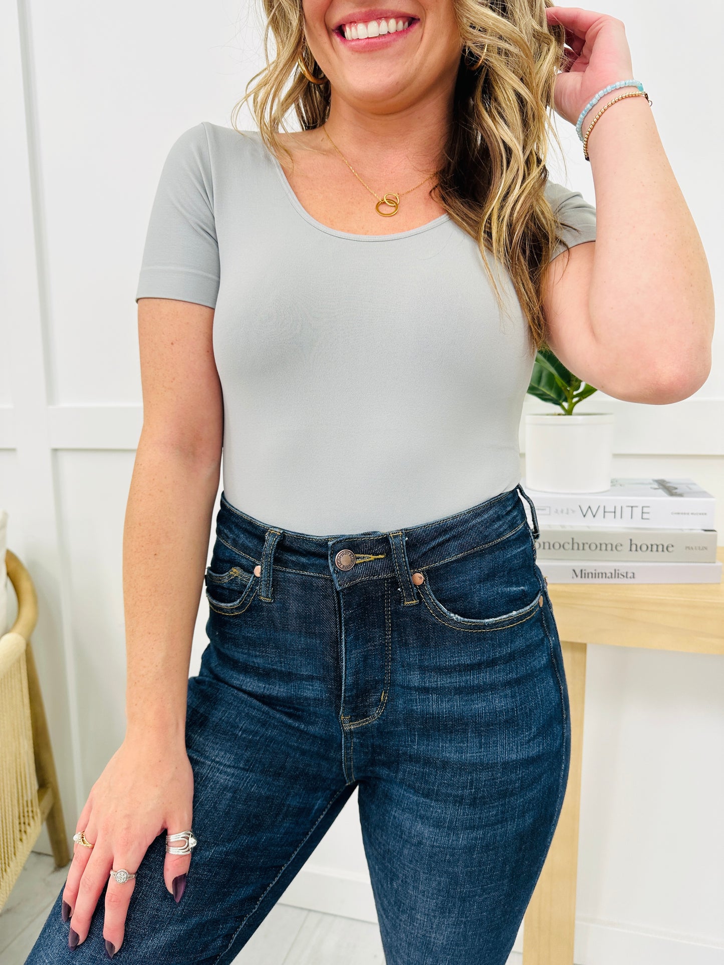 Seamless Reversible V Neck Shapewear Top- Multiple Colors!