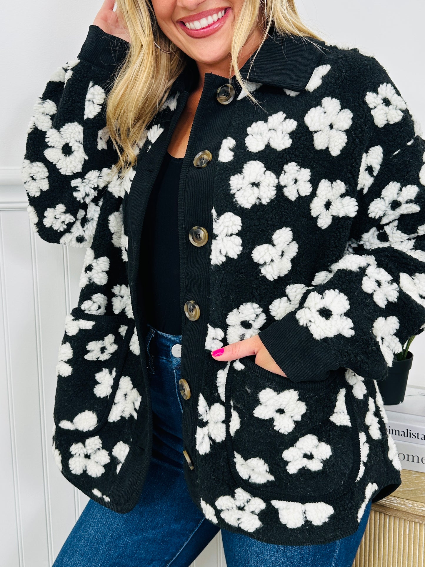 Frost Florals Fleece Jacket
