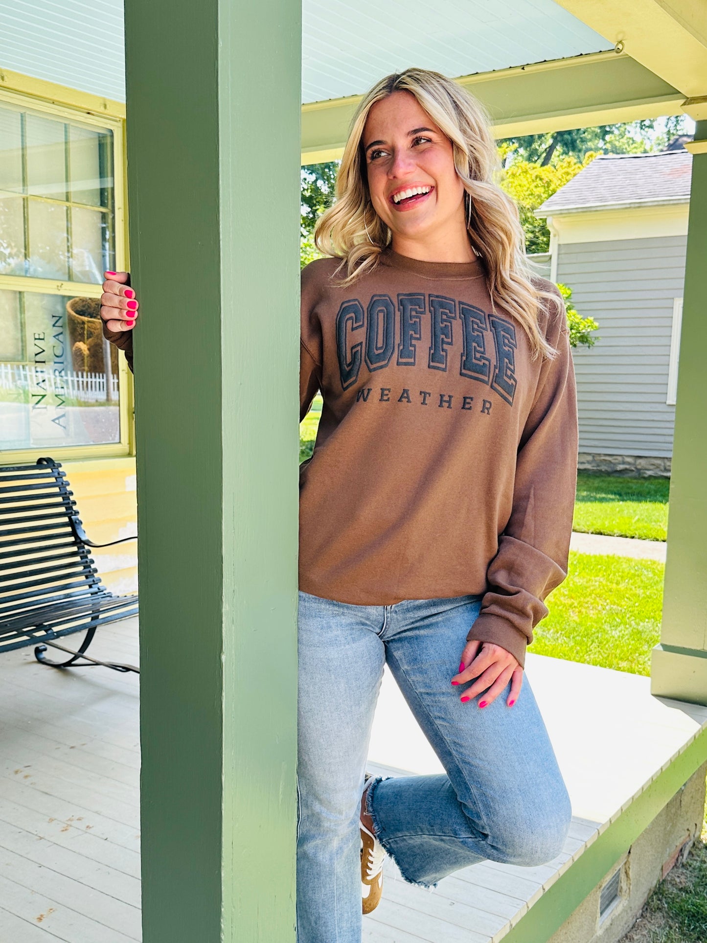 Coffee Weather Crewneck Sweatshirt