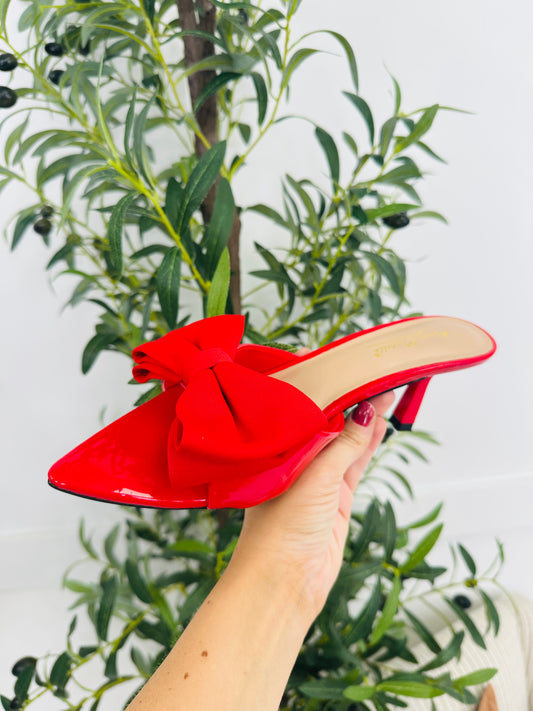 Center of Attention Heels In Red