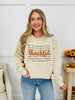 Thankful Graphic Crewneck Sweatshirt