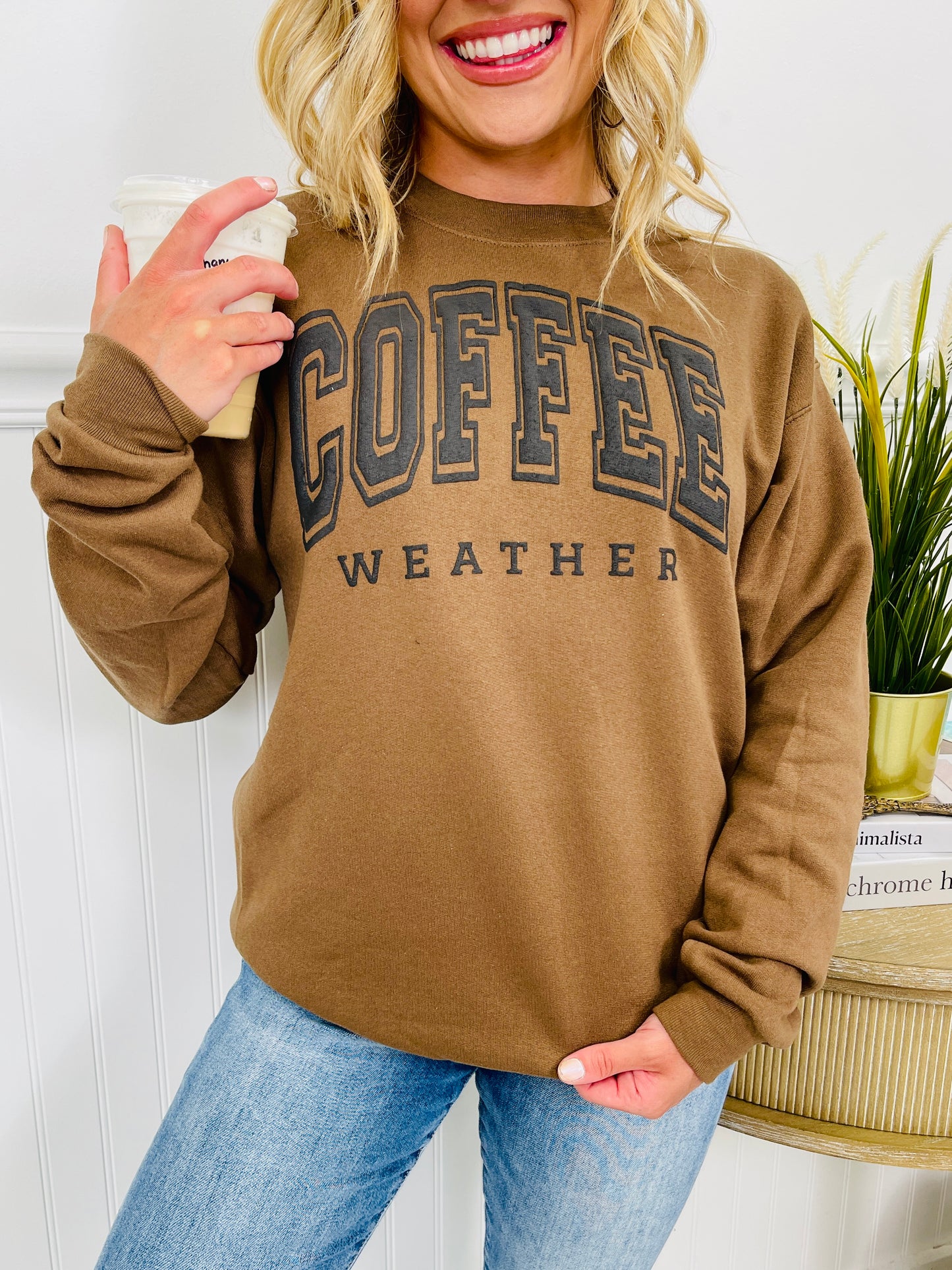 Coffee Weather Crewneck Sweatshirt