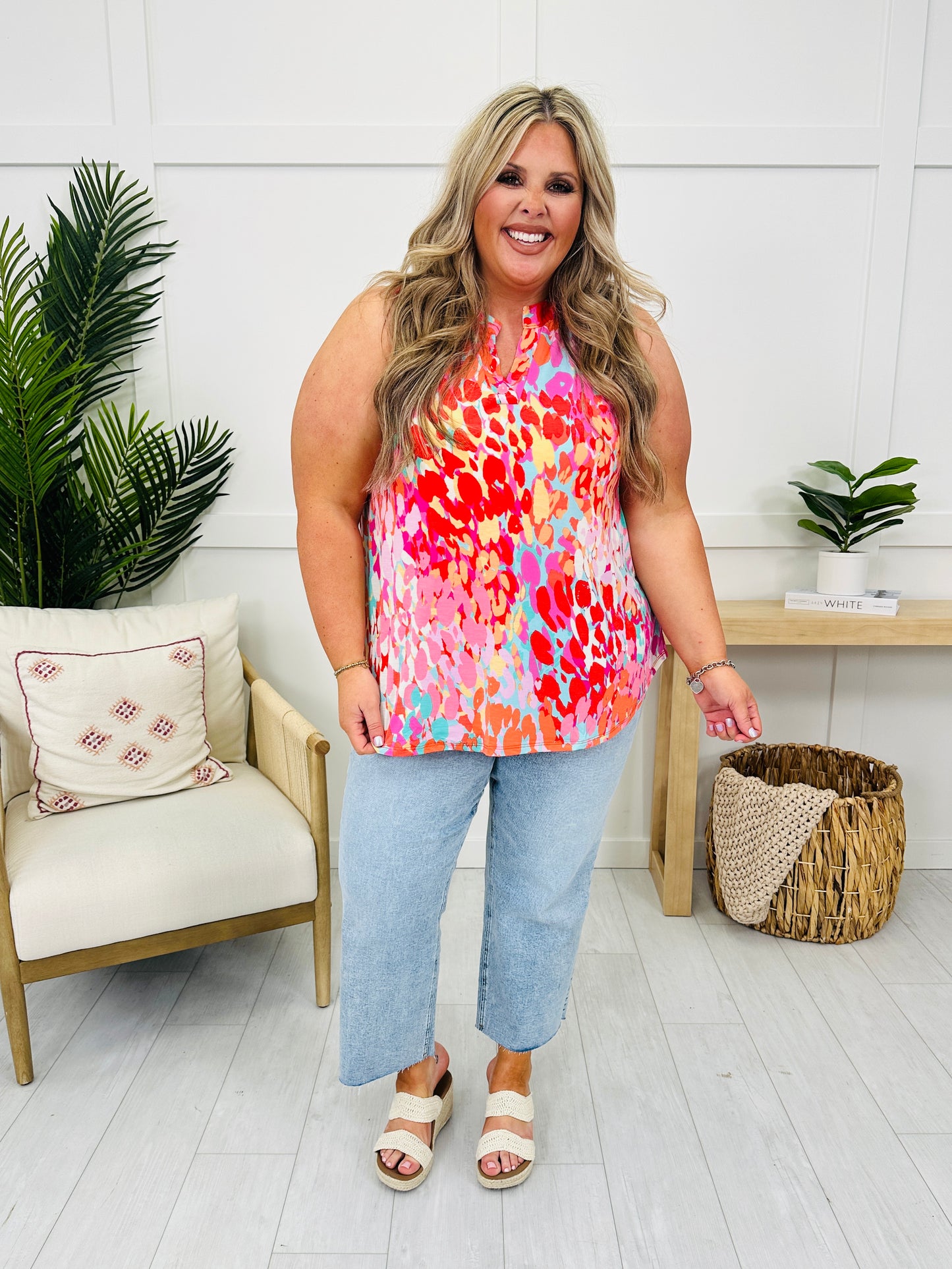 Sunny Days Tank Top in Laguna Beach