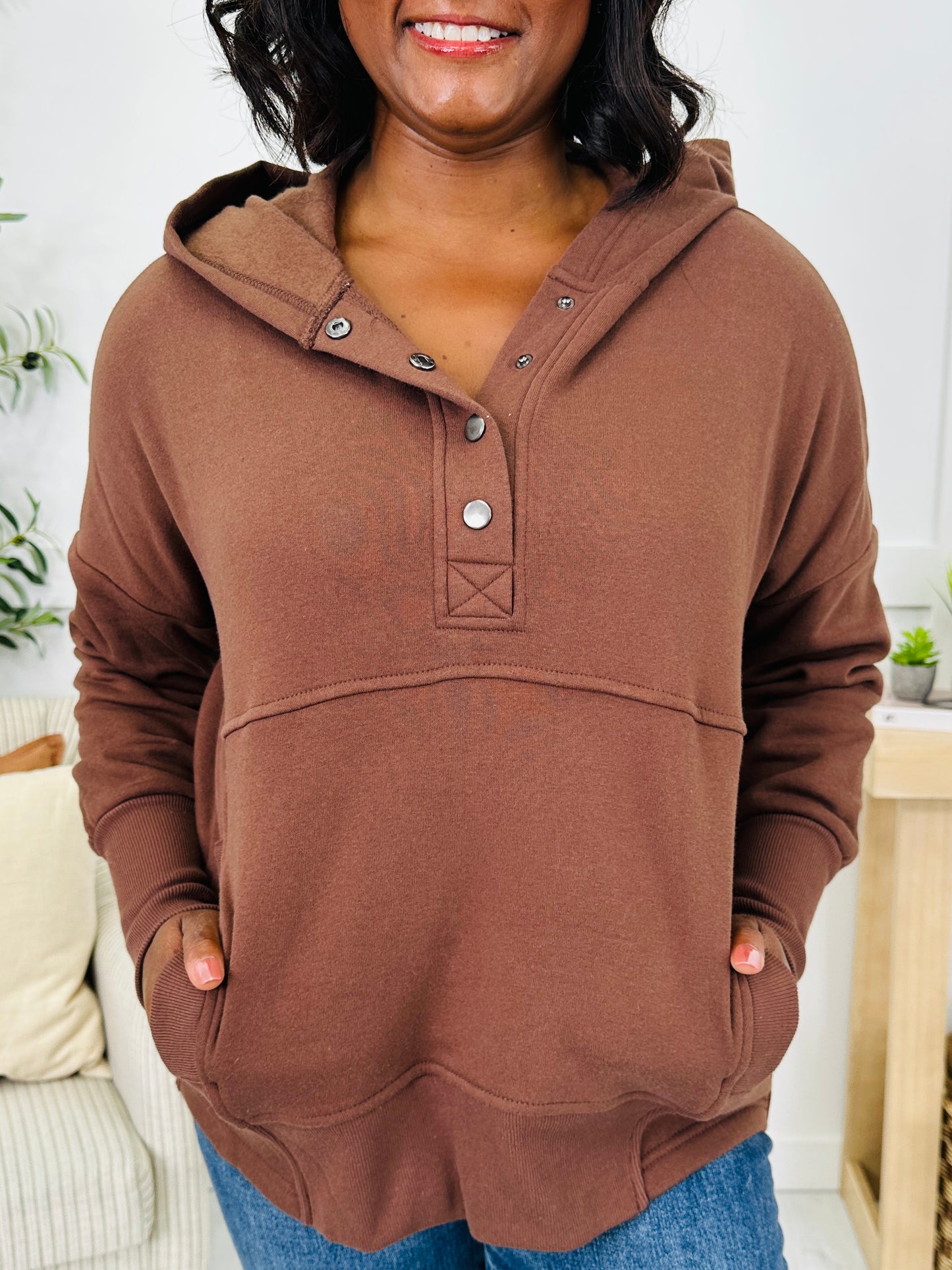 Buttoned In Comfort Pullover- Multiple Colors!