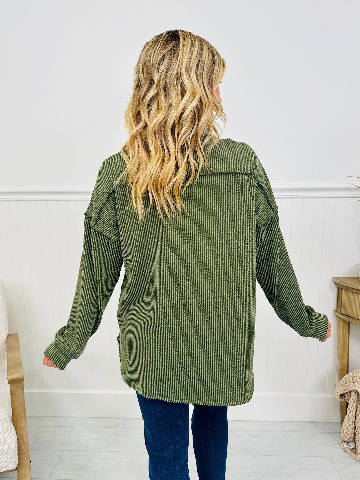 Fall Feelings Shacket- Multiple Colors!