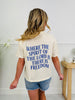 Where The Spirit Of The Lord Is Boxy Graphic Tee