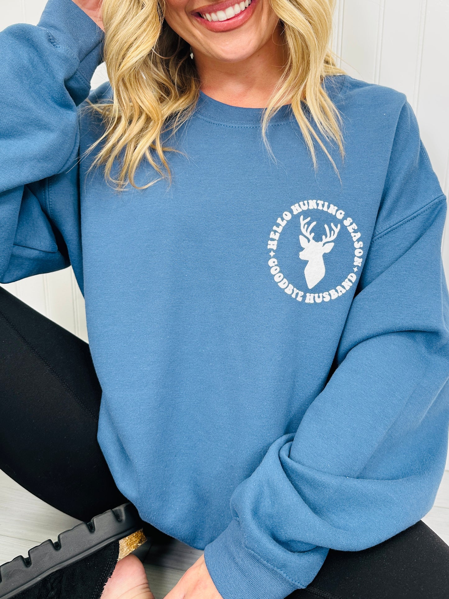 Hello Hunting Season Crewneck Sweatshirt-Multiple Colors!