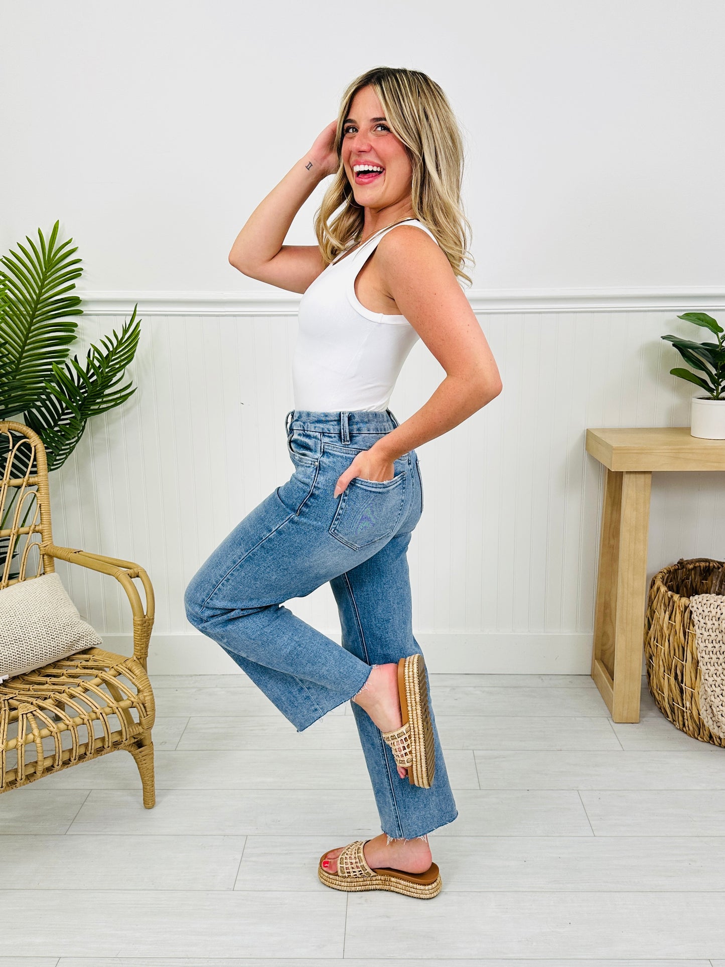 Wide Awake Mica Wide Leg Jeans