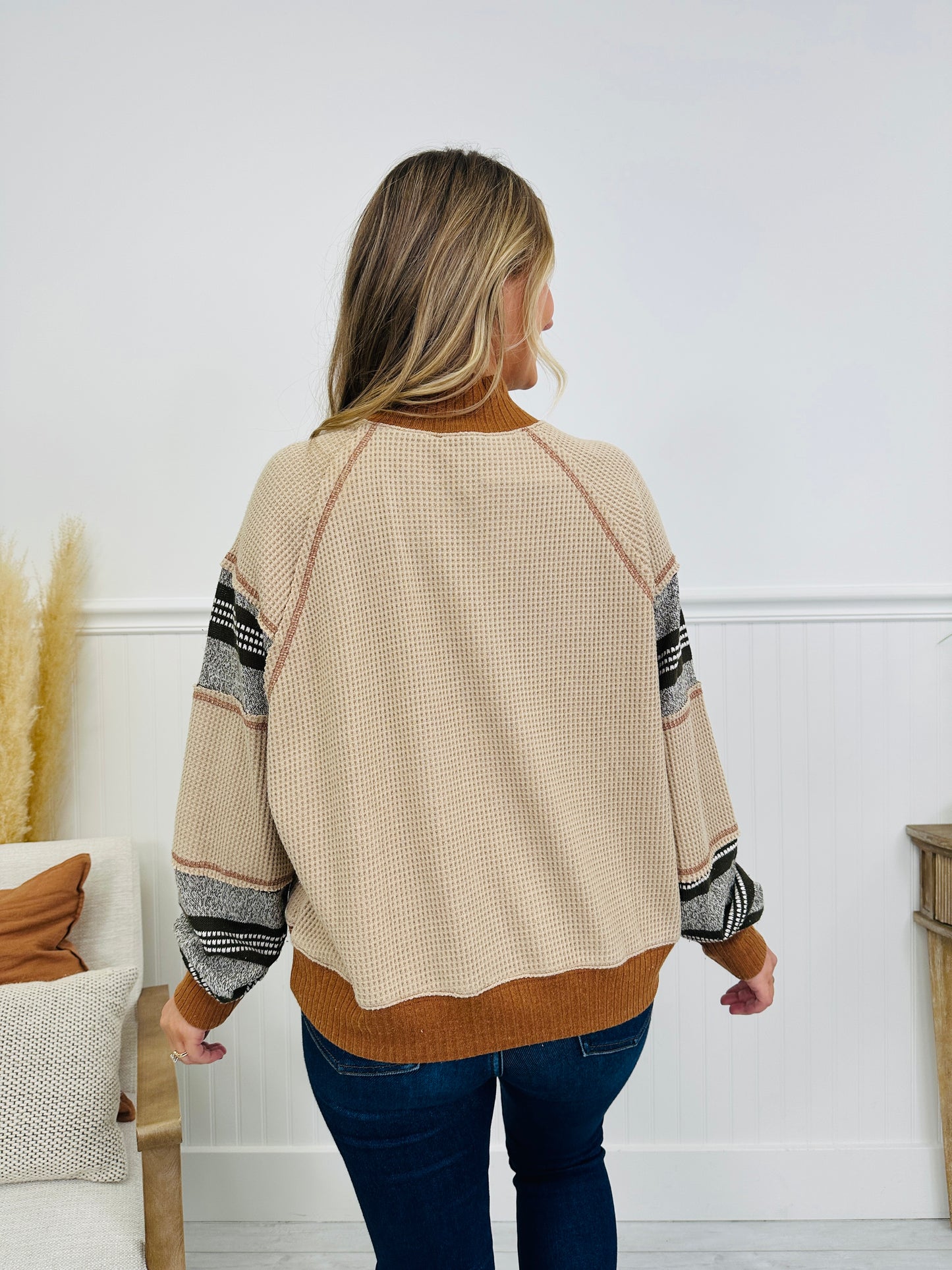 Stripe It Lucky Pullover