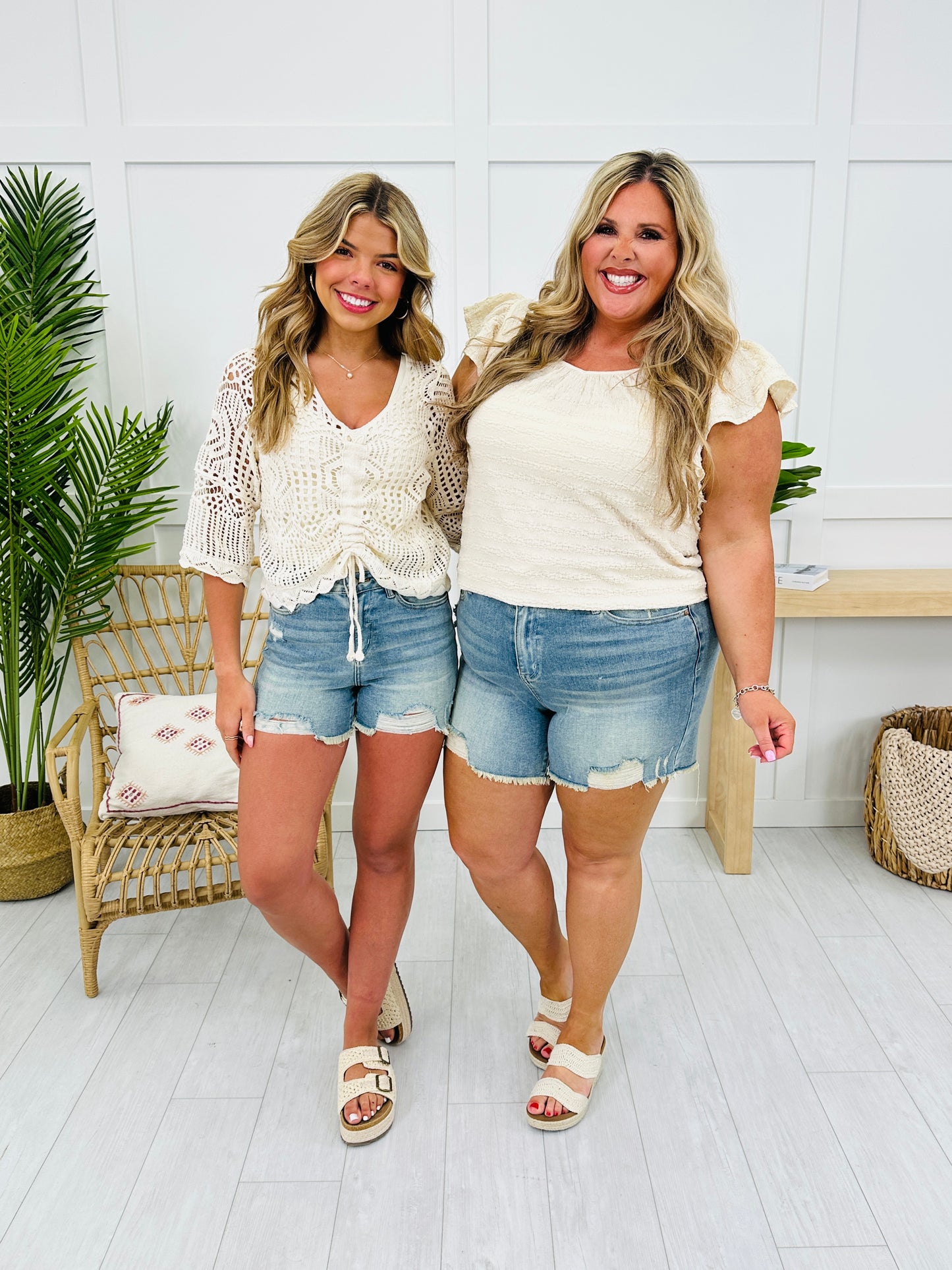 Judy Blue Fray the Way Shorts